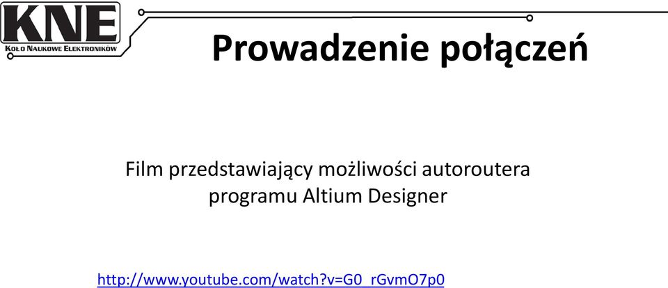 autoroutera programu Altium