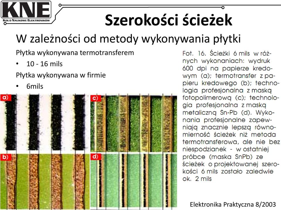 termotransferem 10-16 mils Płytka