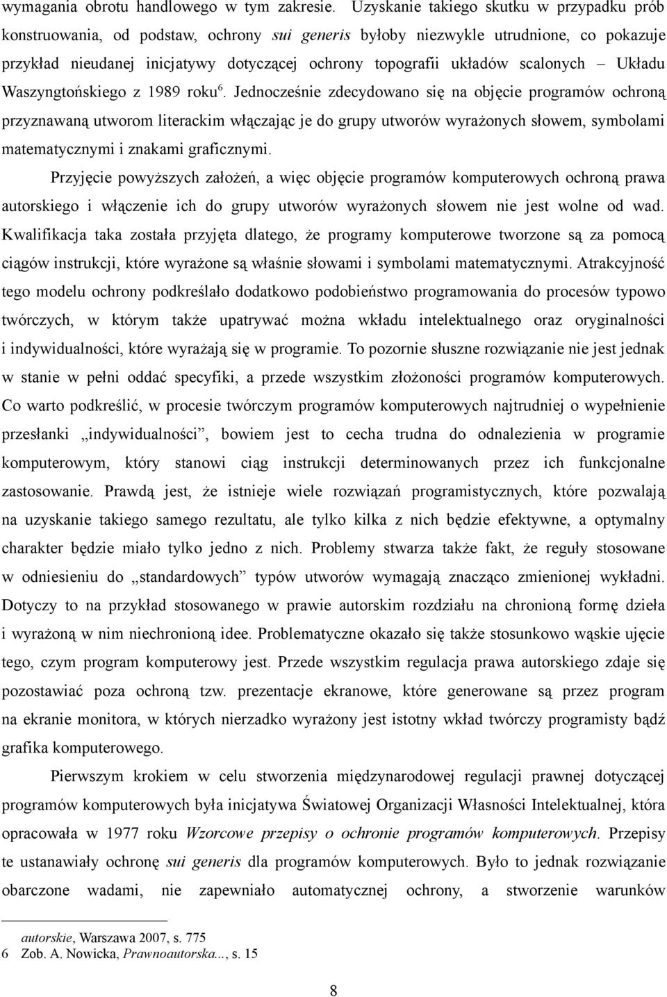 scalonych Układu Waszyngtońskiego z 1989 roku 6.