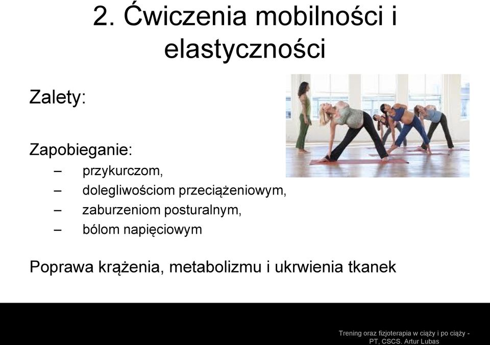 przeciążeniowym, zaburzeniom posturalnym, bólom