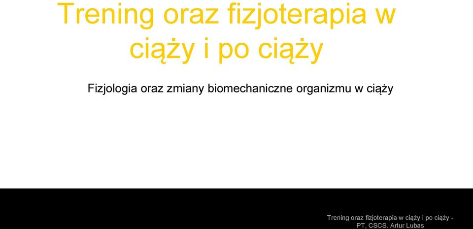 po ciąży Fizjologia oraz