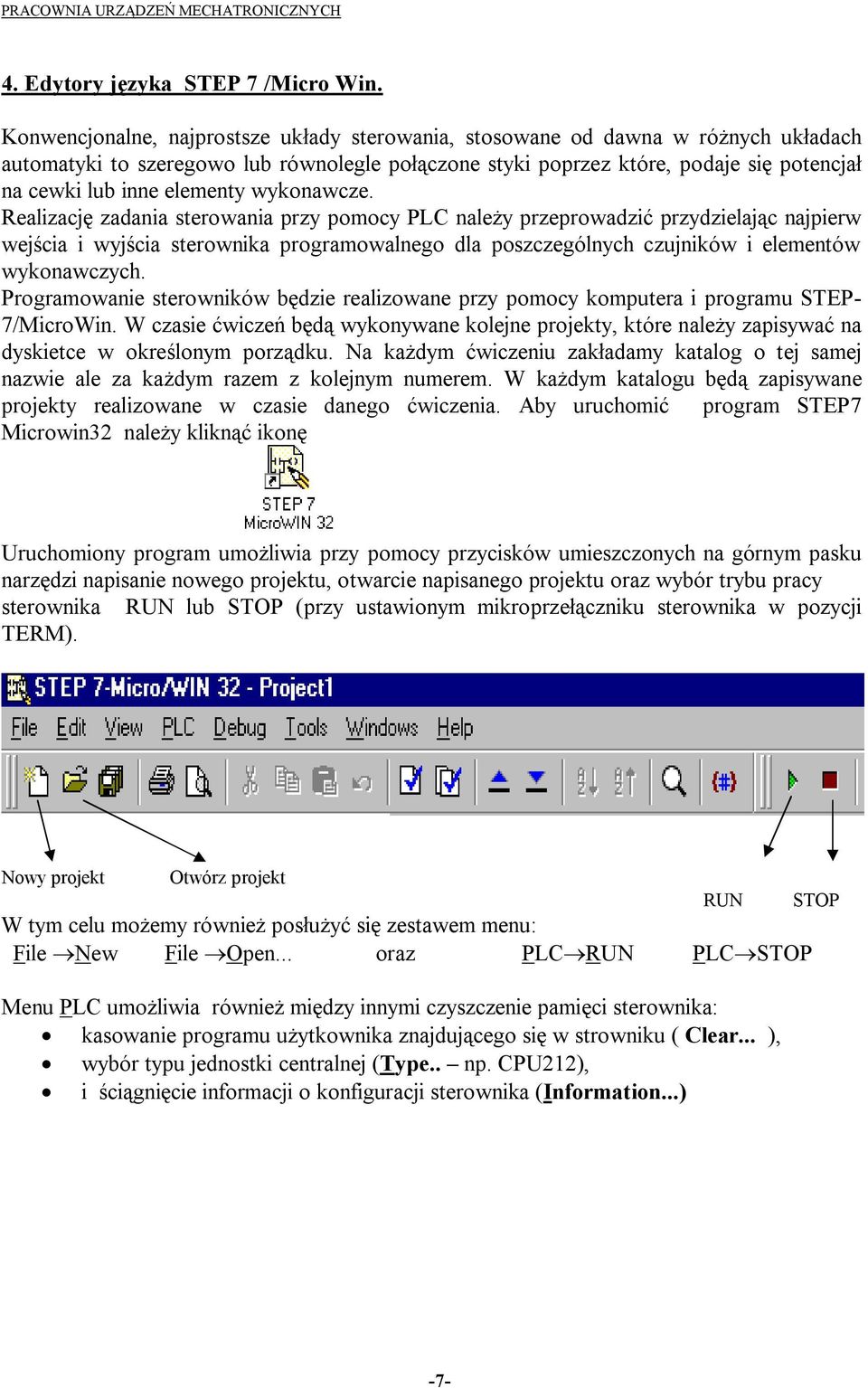 elementy wykonawcze.