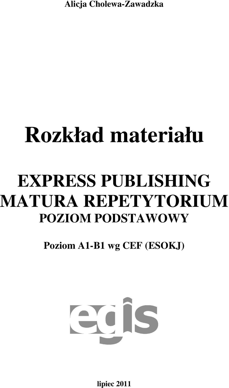 MATURA REPETYTORIUM POZIOM