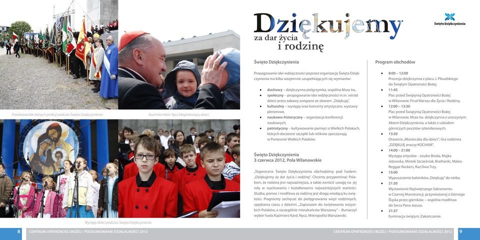 , społeczny propagowanie idei wdzięczności m.in.