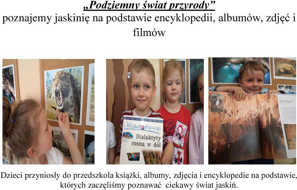 do przedszkola książki, albumy, zdjęcia i encyklopedie na