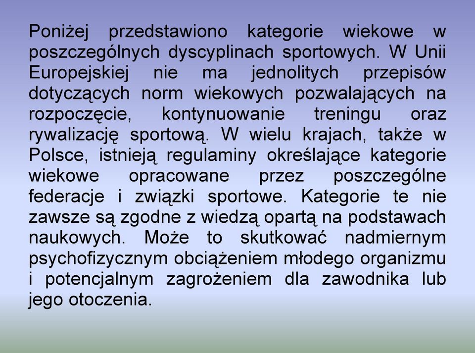 sportową.