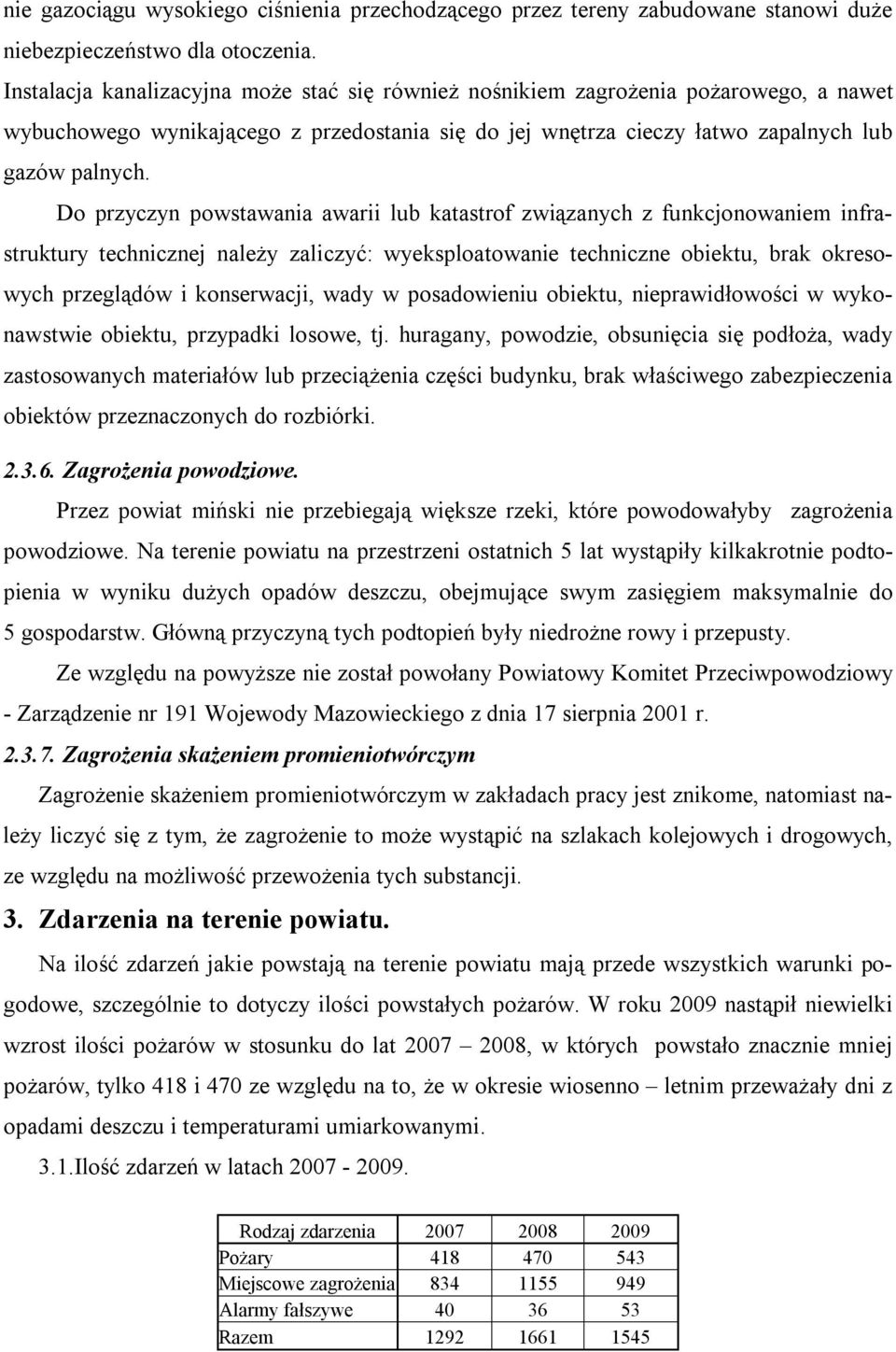 Do przyczyn powstawania awarii lub katastrof związanych z funkcjonowaniem infrastruktury technicznej należy zaliczyć: wyeksploatowanie techniczne obiektu, brak okresowych przeglądów i konserwacji,