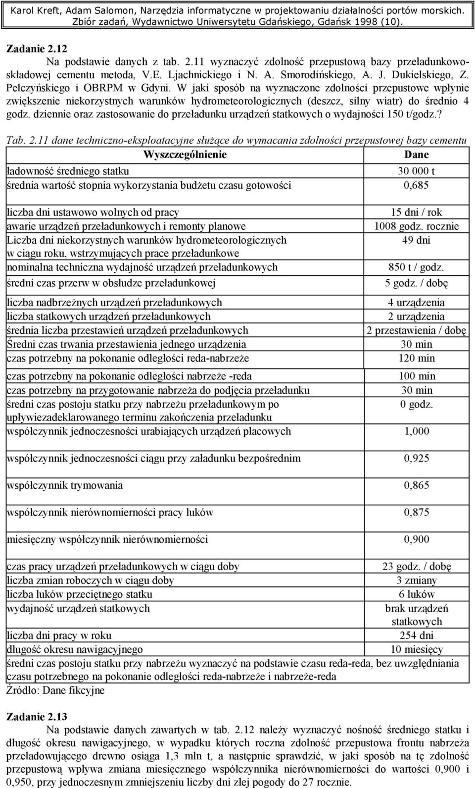 W jaki sposób na wyznaczone zdolności przepustowe wpłynie zwiększenie niekorzystnych warunków hydrometeorologicznych (deszcz, silny wiatr) do średnio 4 godz.