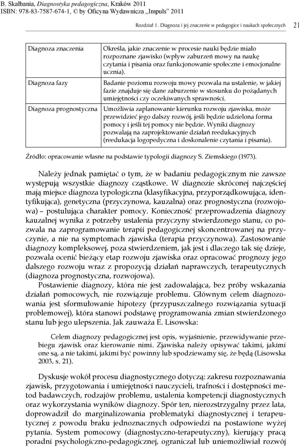 czytania i pisania oraz funkcjonowanie społeczne i emocjonalne ucznia).