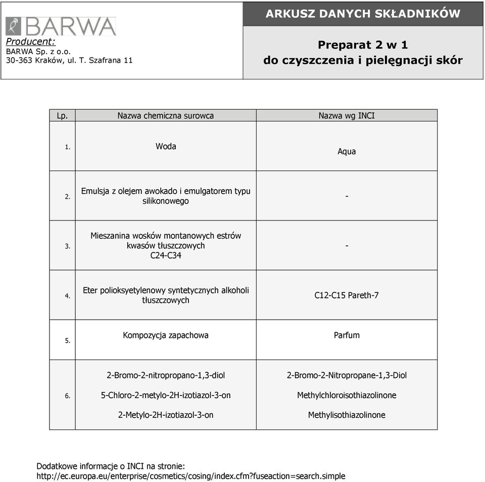 Mieszanina wosków montanowych estrów kwasów tłuszczowych C24-C34-4.