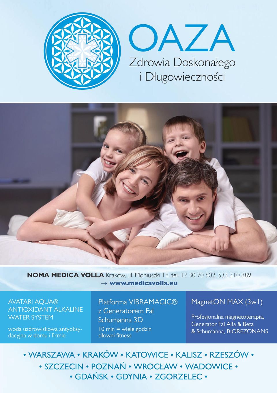 VIBRAMAGIC z Generatorem Fal Schumanna 3D 10 min = wiele godzin siłowni fitness MagnetON MAX (3w1) Profesjonalna