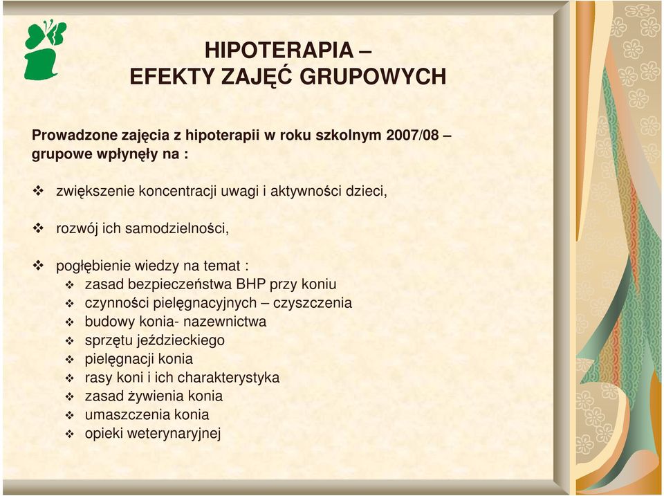 zasad bezpieczeństwa BHP przy koniu czynności pielęgnacyjnych czyszczenia budowy konia- nazewnictwa sprzętu