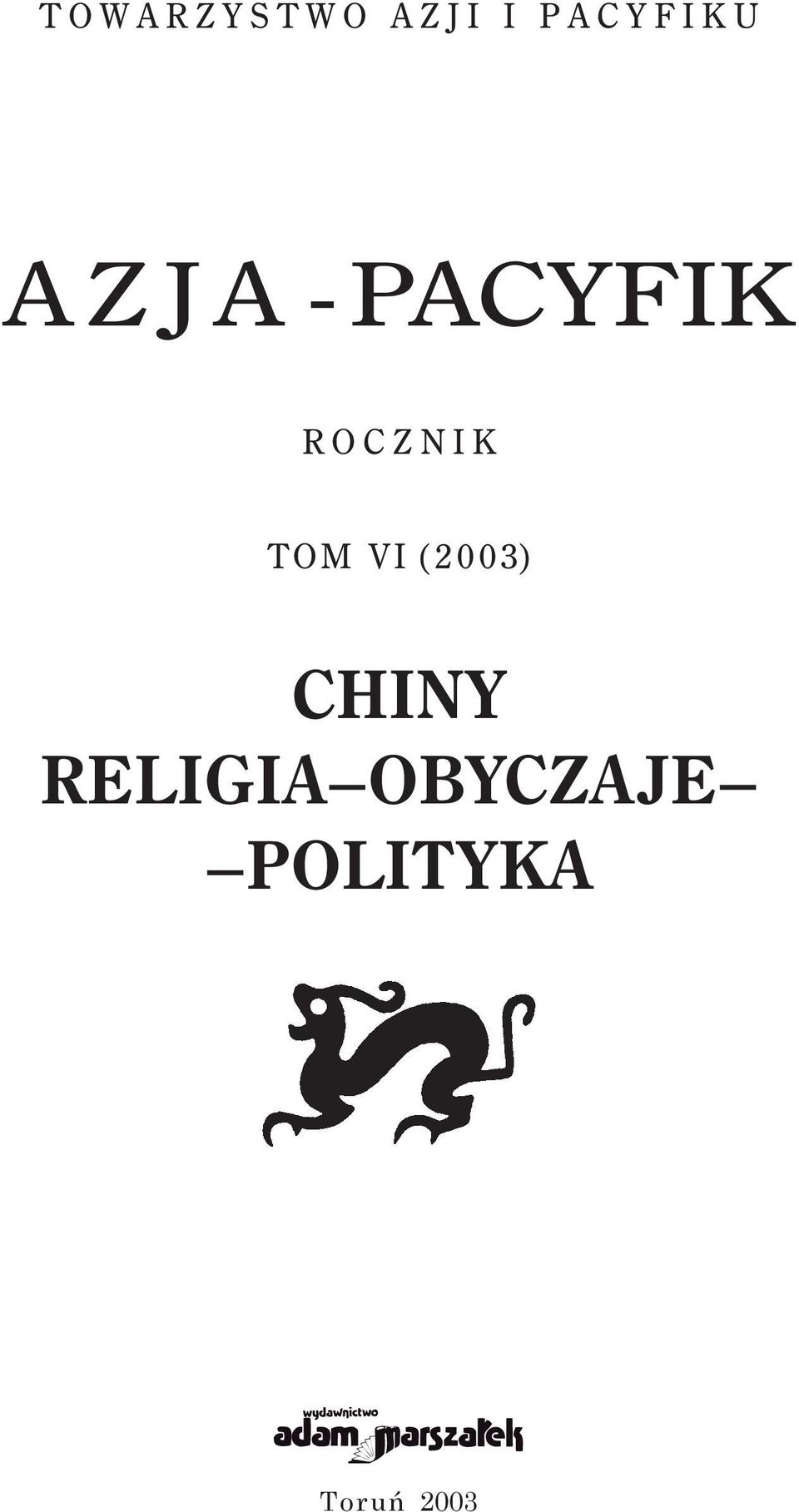 TOM VI (2003) CHINY RELIGIA