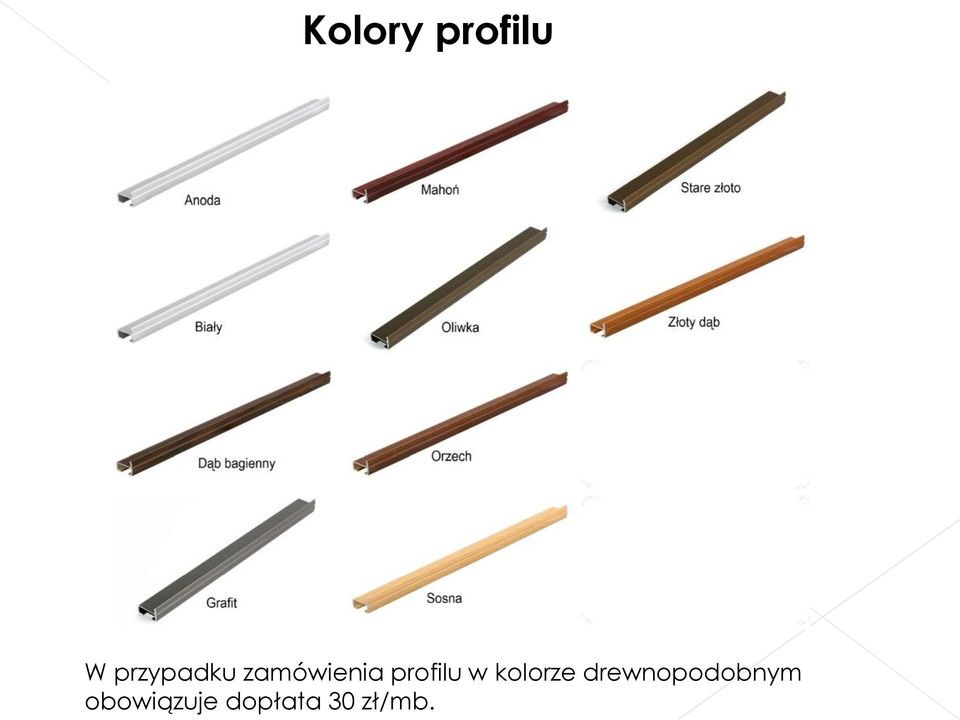 profilu w kolorze
