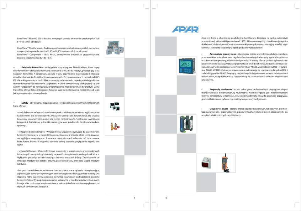 PanelView Component Niski koszt, zintegrowane środowisko programistyczne. Ekrany o przekątnych od 2 do 10,4.