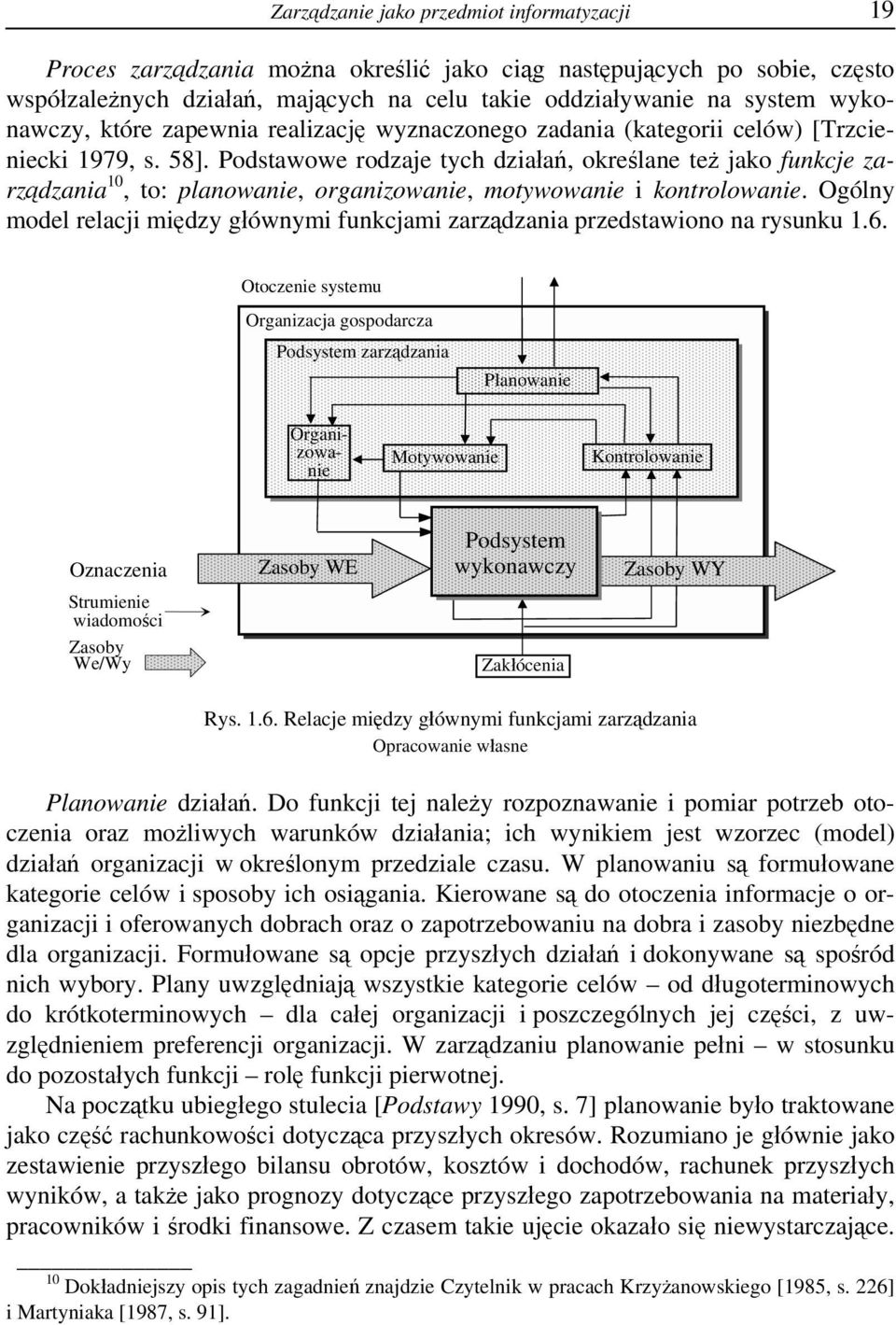 Podstawowe rodzaje tych działań, określane też jako funkcje zarządzania 10, to: planowanie, organizowanie, motywowanie i kontrolowanie.