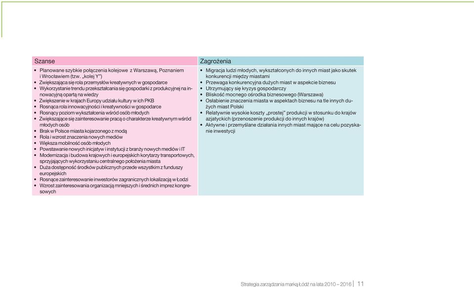 udziału kultury w ich PKB Rosnąca rola innowacyjności i kreatywności w gospodarce Rosnący poziom wykształcenia wśród osób młodych Zwiększające się zainteresowanie pracą o charakterze kreatywnym wśród