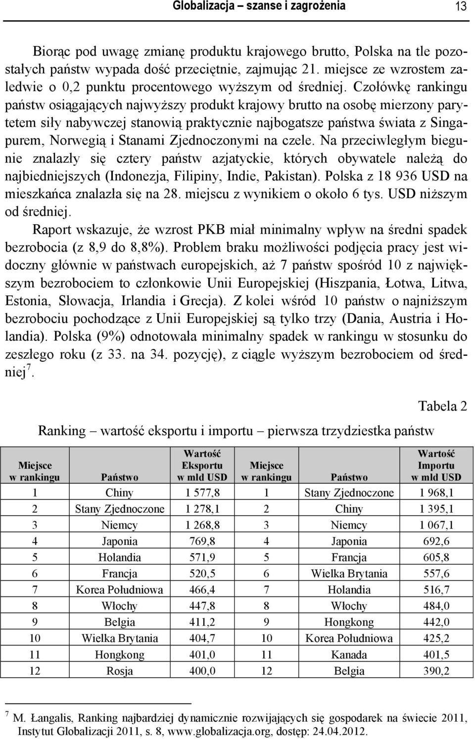 Czołówkę rankingu państw osiągających najwyższy produkt krajowy brutto na osobę mierzony parytetem siły nabywczej stanowią praktycznie najbogatsze państwa świata z Singapurem, Norwegią i Stanami