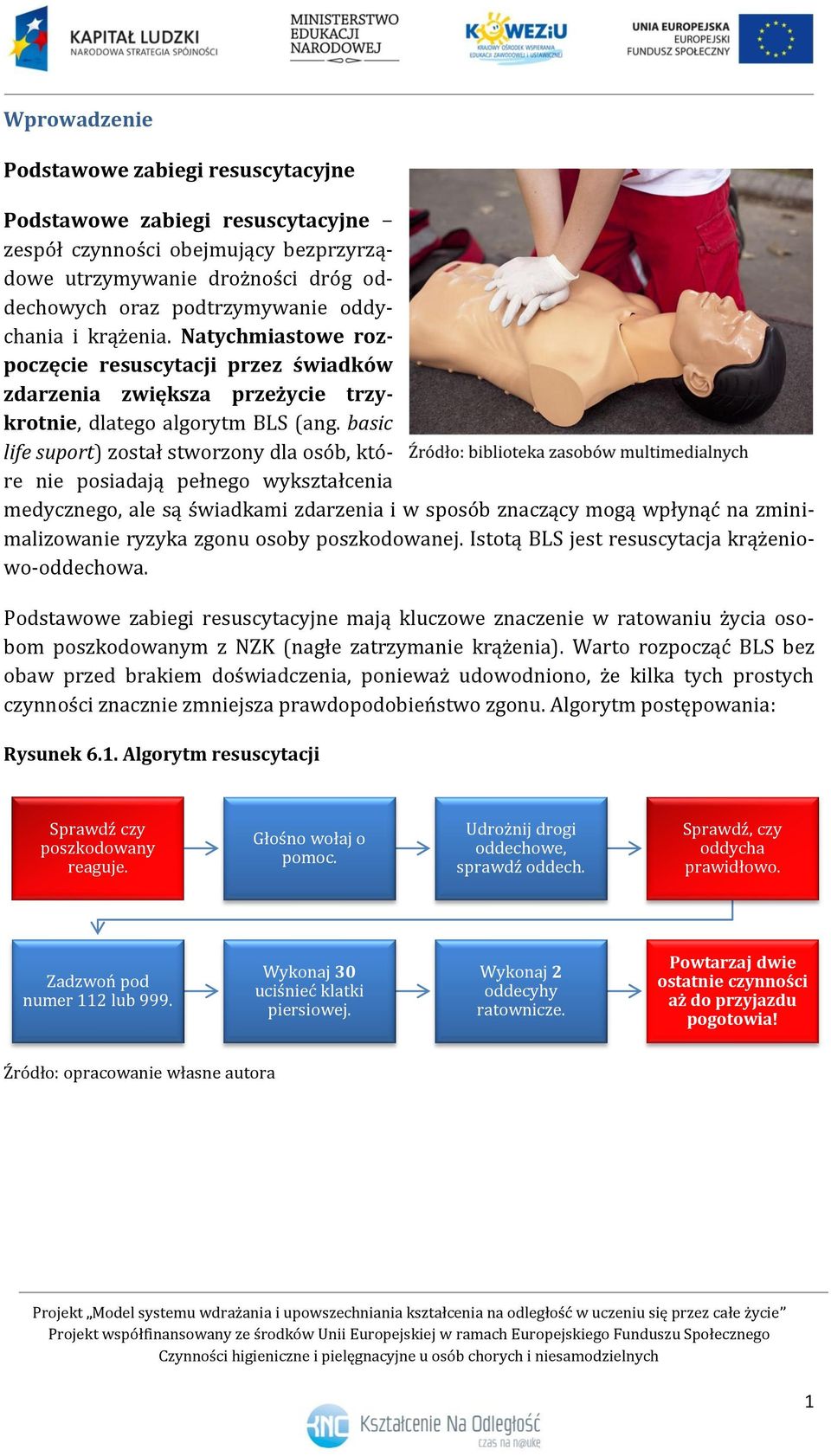 basic life suport) został stworzony dla osób, które nie posiadają pełnego wykształcenia medycznego, ale są świadkami zdarzenia i w sposób znaczący mogą wpłynąć na zminimalizowanie ryzyka zgonu osoby