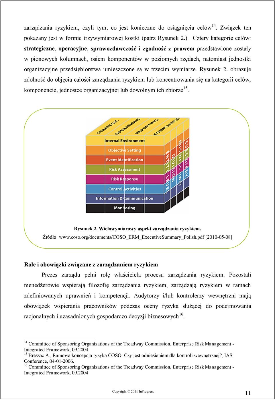 organizacyjne przedsiębiorstwa umieszczone są w trzecim wymiarze. Rysunek 2.