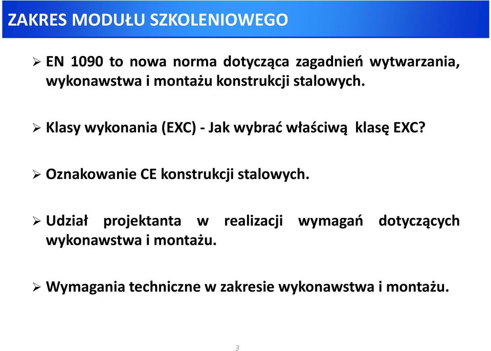 Klasy wykonania (EXC) - Jak wybrać właściwą klasę EXC?