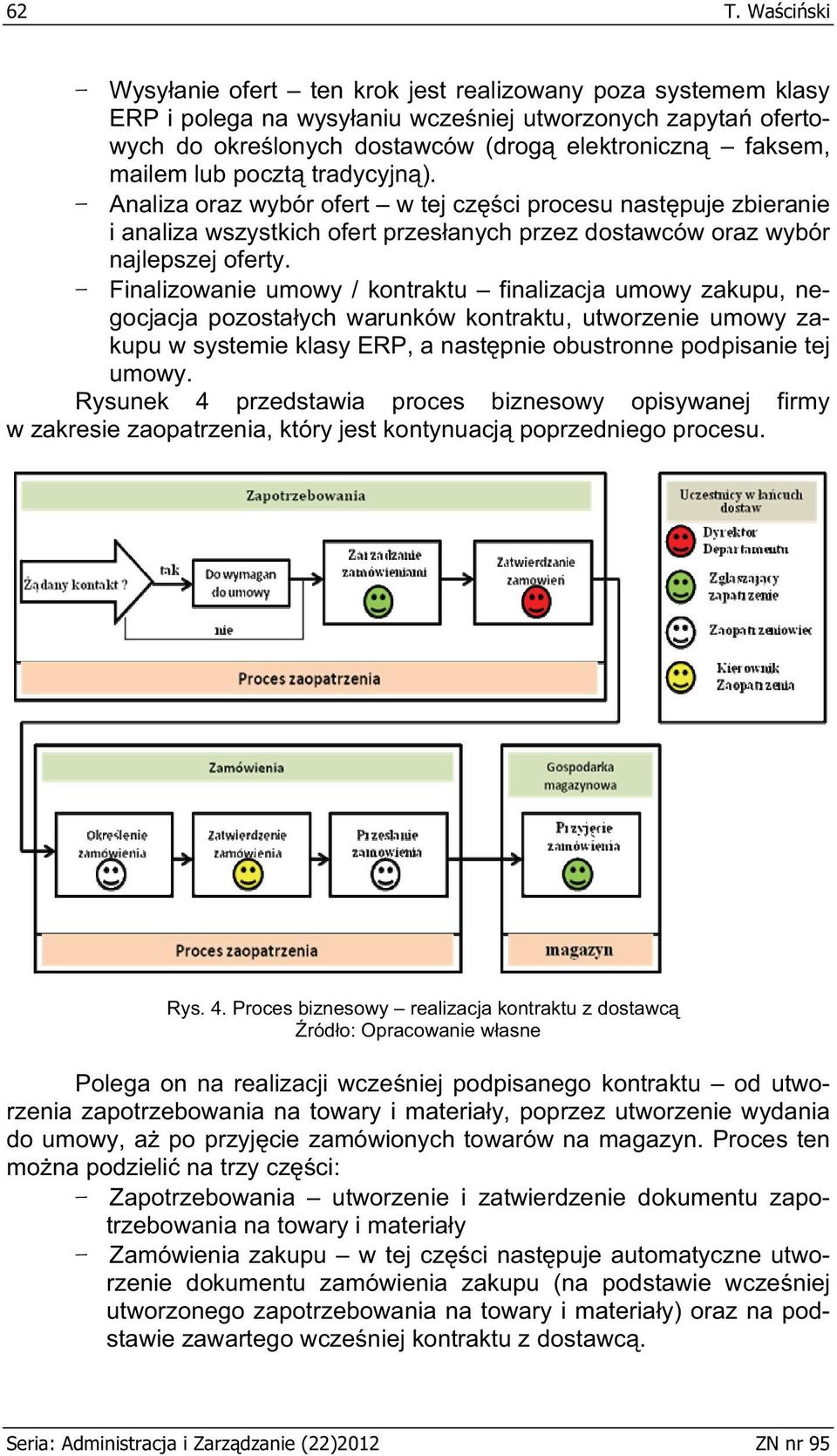 Finalizowanie umowy / kontraktu finalizacja umowy zakupu, negocjacja pozosta ych warunków kontraktu, utworzenie umowy zakupu w systemie klasy ERP, a nast pnie obustronne podpisanie tej umowy.