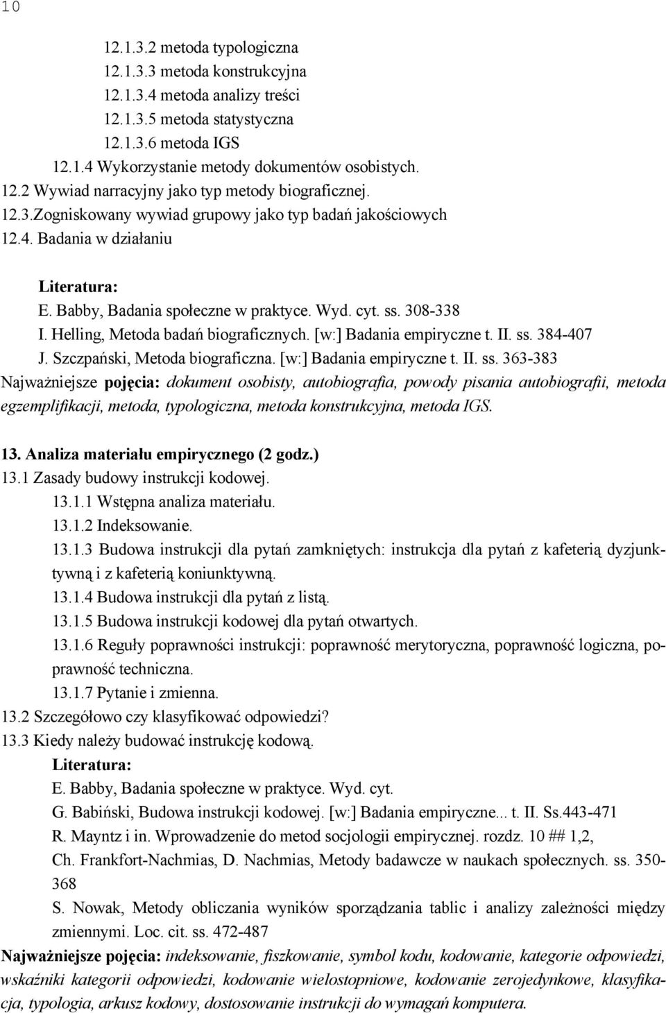 [w:] Badania empiryczne t. II. ss.