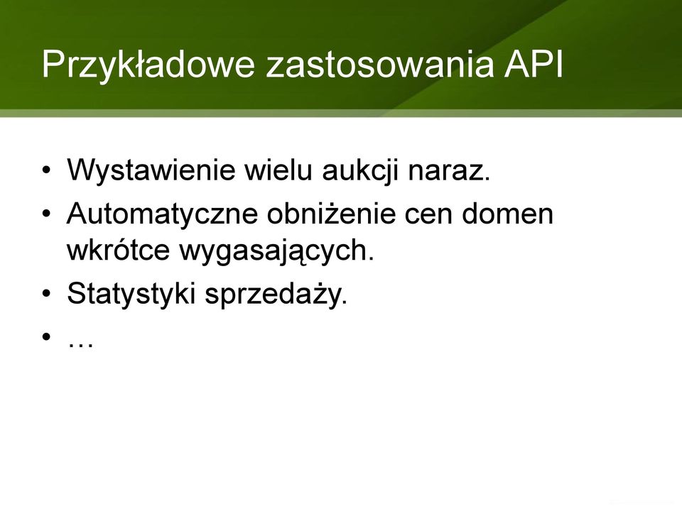 Automatyczne obniżenie cen domen