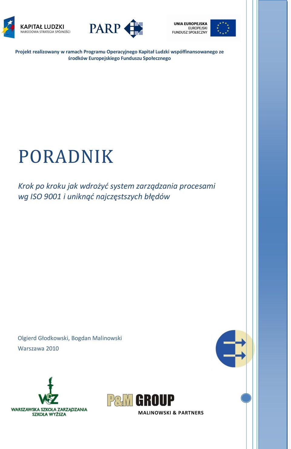 Społecznego PORADNIK wg ISO 9001 i uniknąć najczęstszych błędów