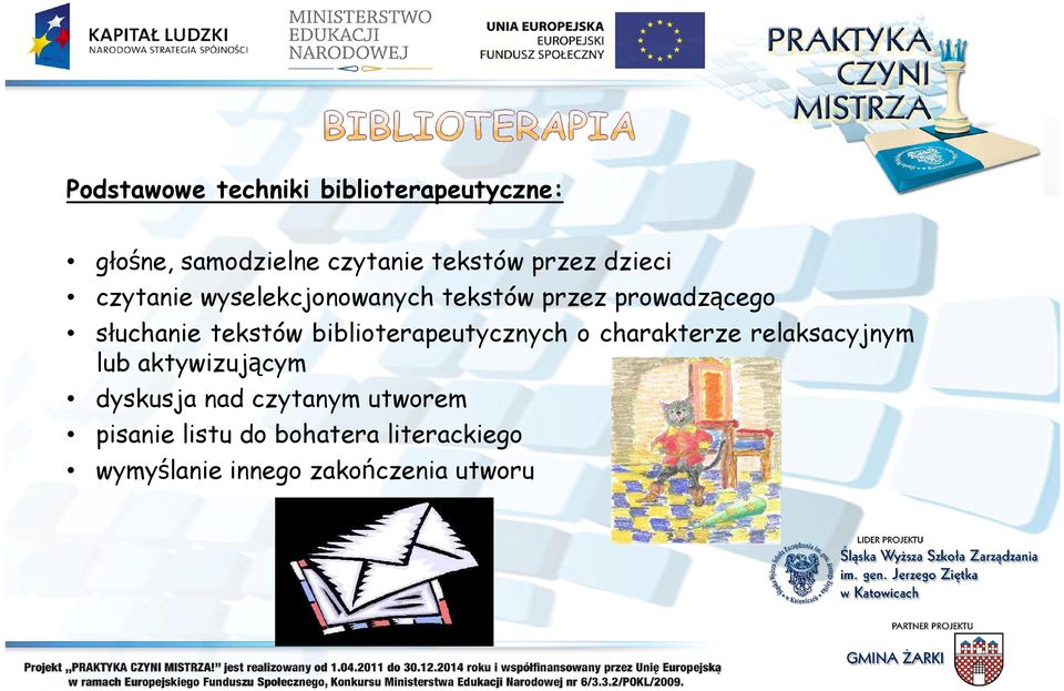 biblioterapeutycznych o charakterze relaksacyjnym lub aktywizującym dyskusja nad