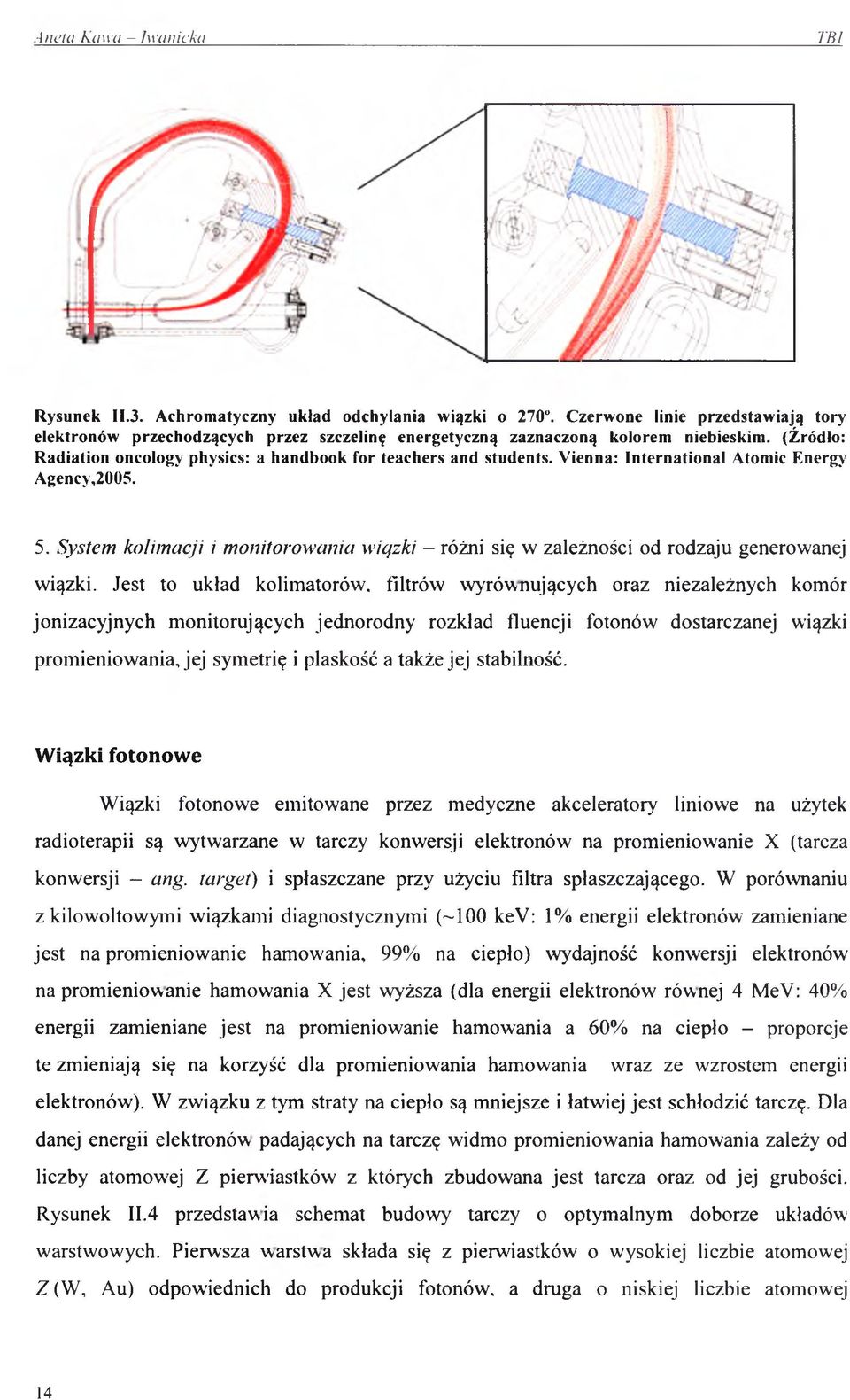 System kolimacji i monitorowania wiązki - różni się w zależności od rodzaju generowanej wiązki.