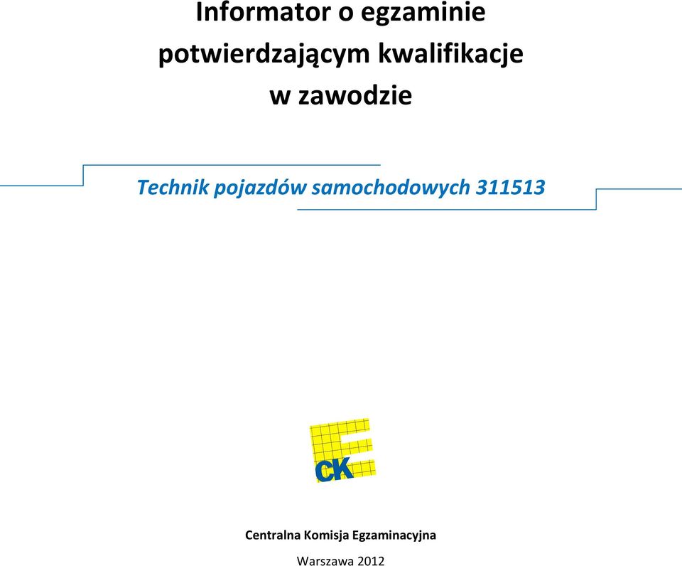 zawodzie Technik pojazdów