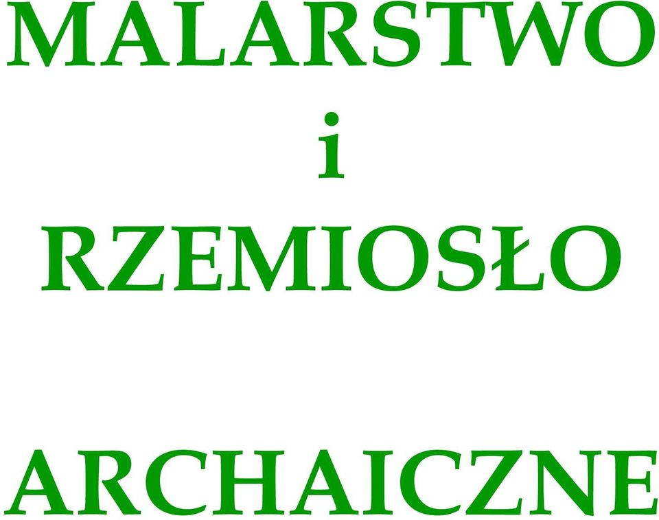 RZEMIOSŁO