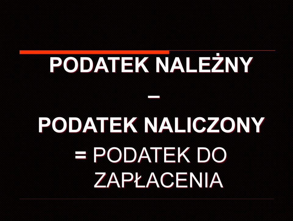 NALICZONY = 