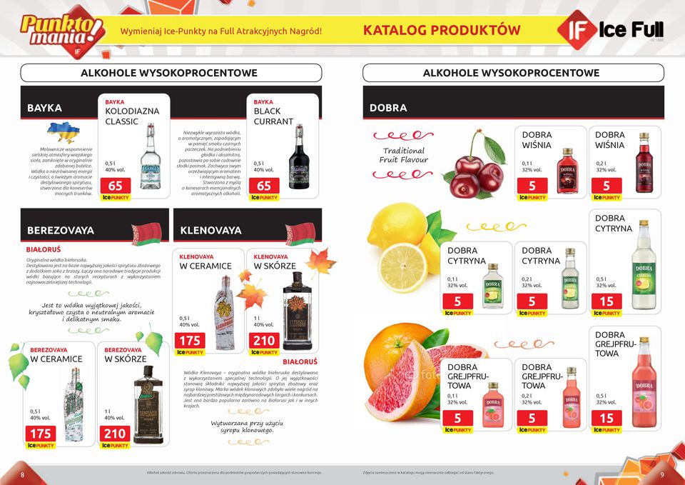 6 Niezwykle wyrazista wódka, o aromatycznym, zapadającym w pamięć smaku czarnych porzeczek. Na podniebieniu gładka i aksamitna, pozostawia po sobie cudownie słodki posmak.