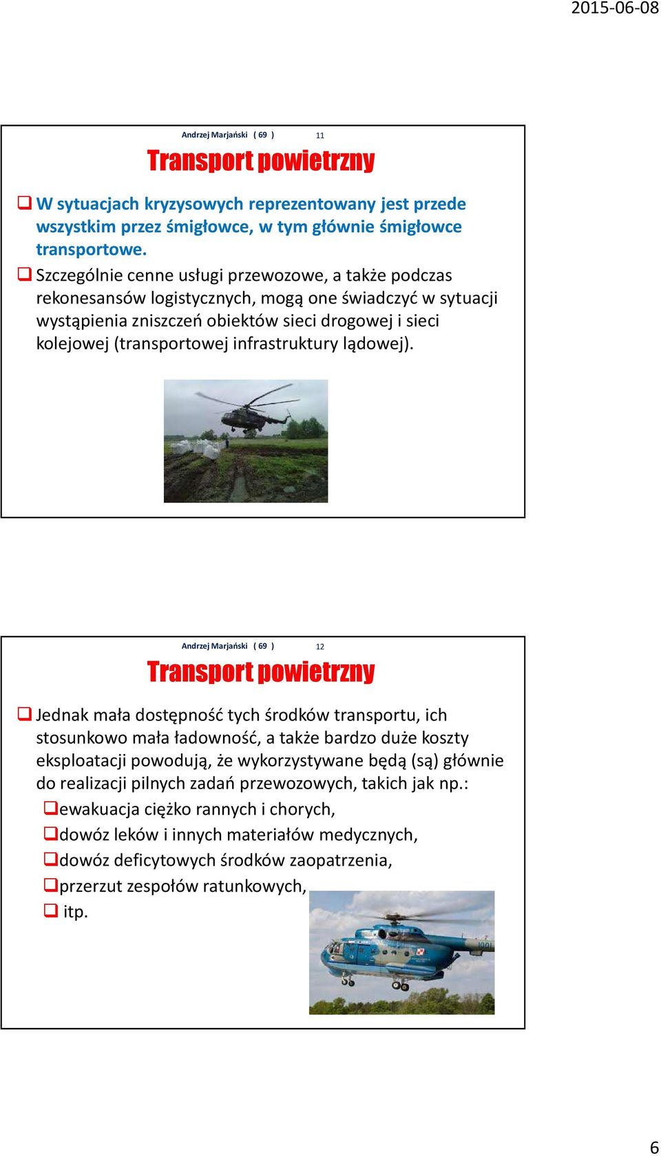 infrastruktury lądowej).