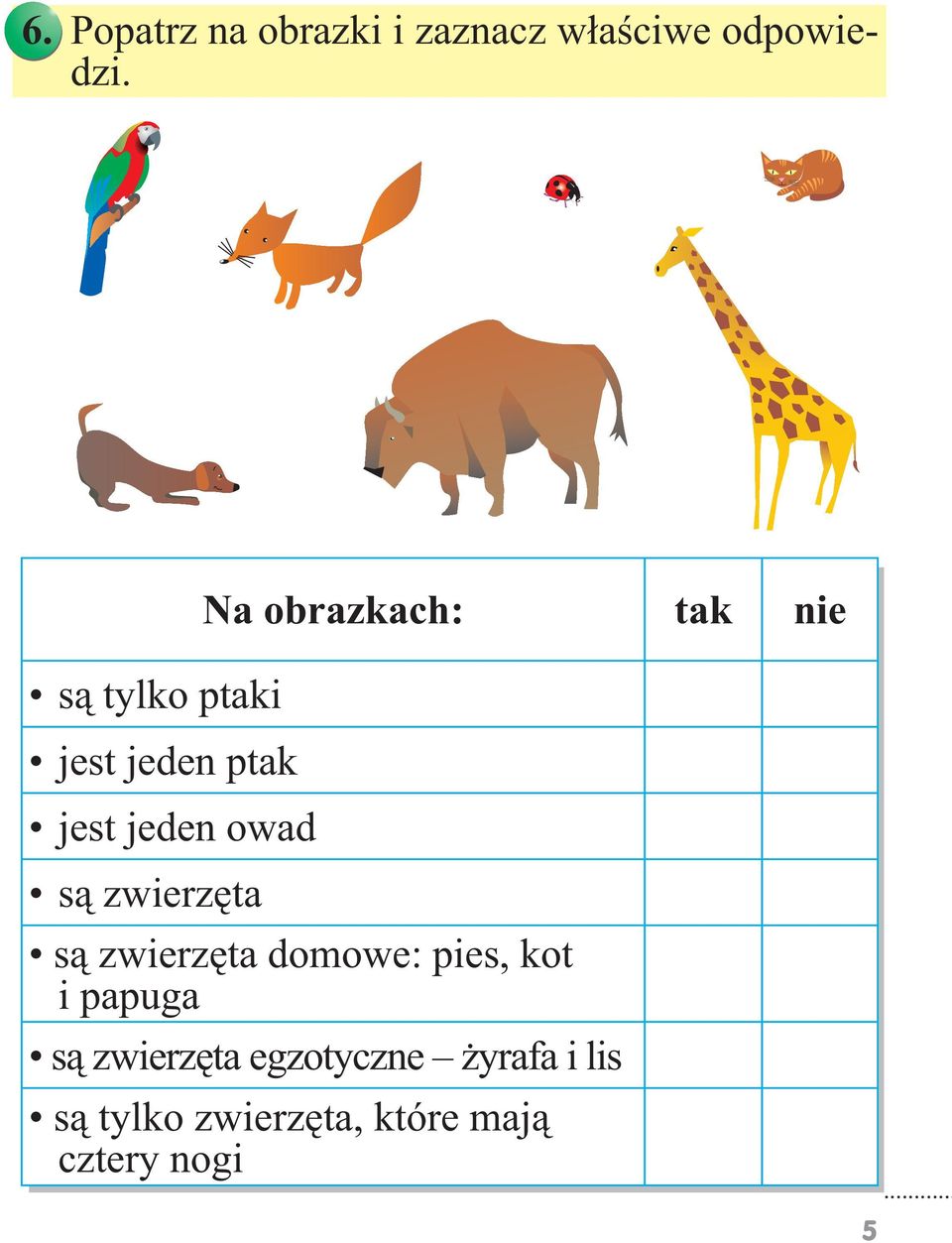 owad są zwierzęta są zwierzęta domowe: pies, kot i papuga są