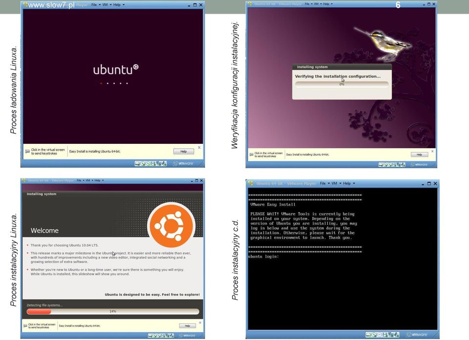 Proces ładowania Linuxa.
