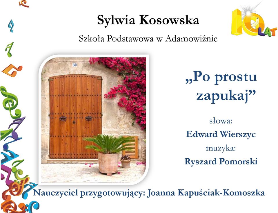 Edward Wierszyc muzyka: Ryszard Pomorski