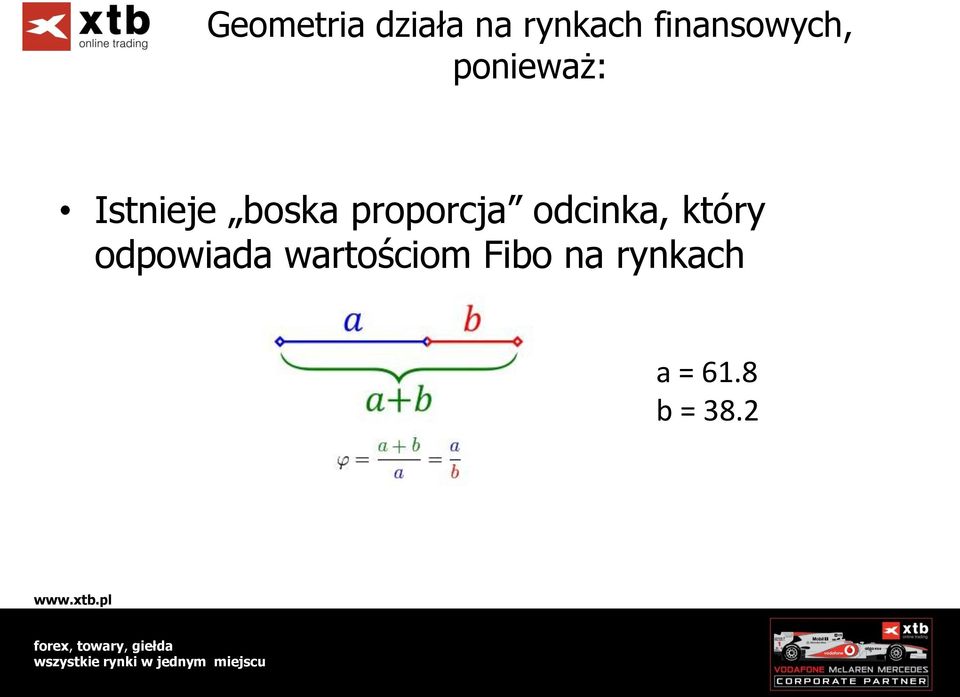 boska proporcja odcinka, który