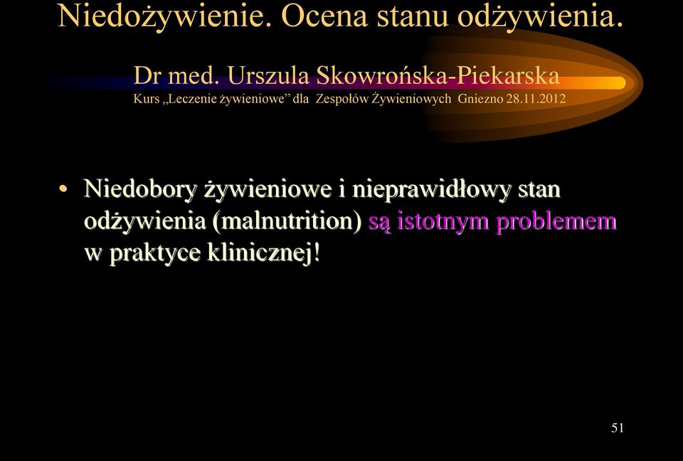 Zespołów Żywieniowych Gniezno 28.11.