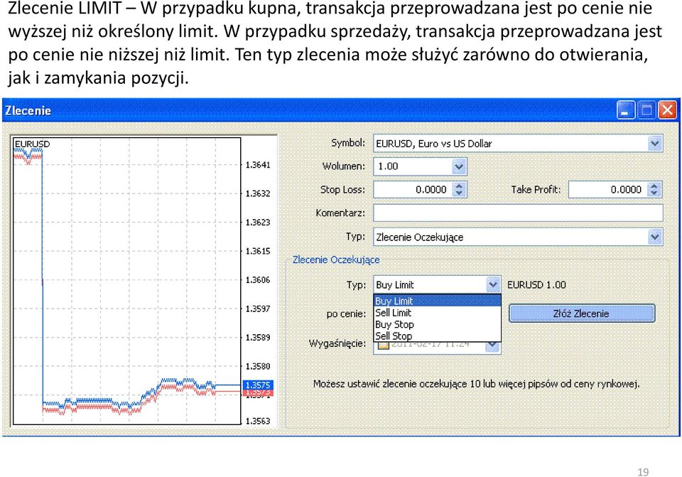 W przypadku sprzedaży, transakcja przeprowadzana jest po cenie nie