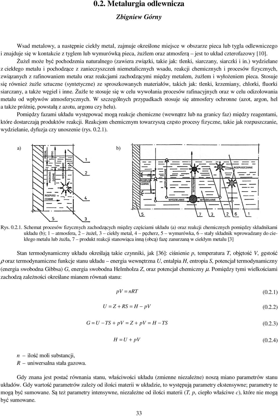 ) wydzielane z ciekłego metalu i pochodzące z zanieczyszczeń niemetalicznych wsadu, reakcji chemicznych i procesów fizycznych, związanych z rafinowaniem metalu oraz reakcjami zachodzącymi między