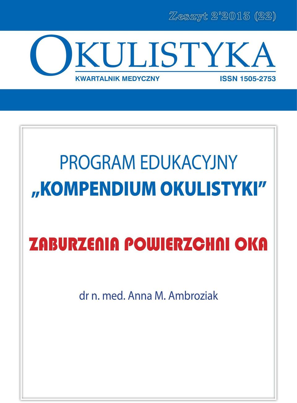 EDUKACYJNY KOMPENDIUM OKULISTYKI