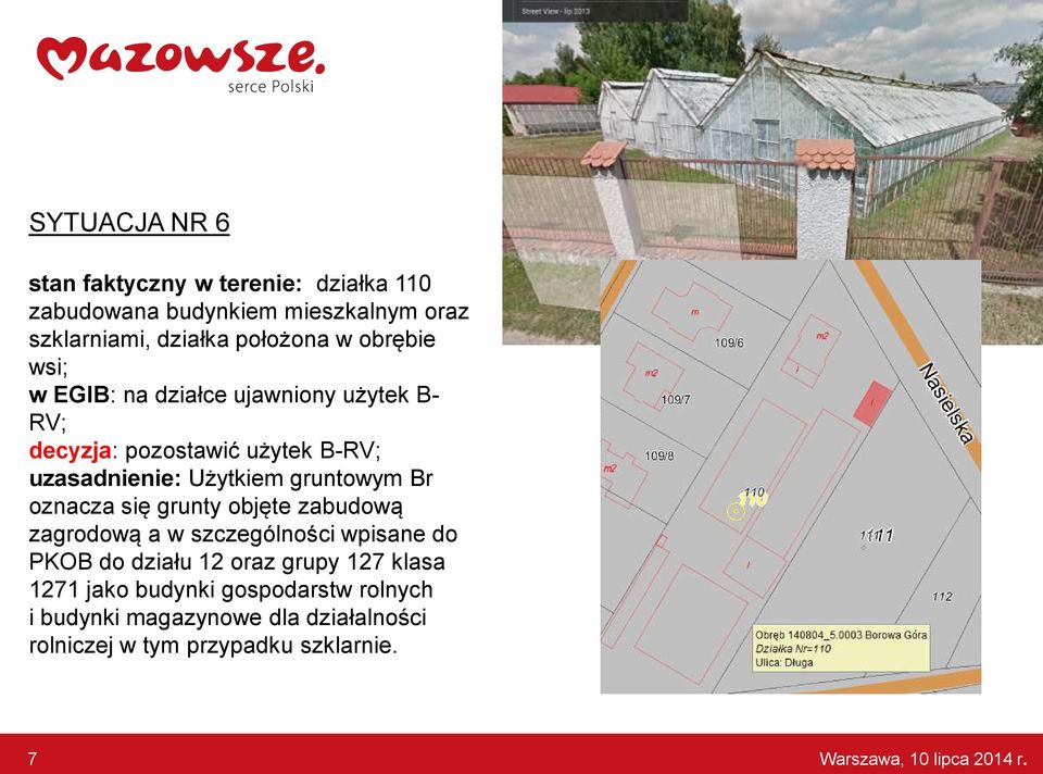 oznacza się grunty objęte zabudową zagrodową a w szczególności wpisane do PKOB do działu 12 oraz grupy 127 klasa 1271 jako