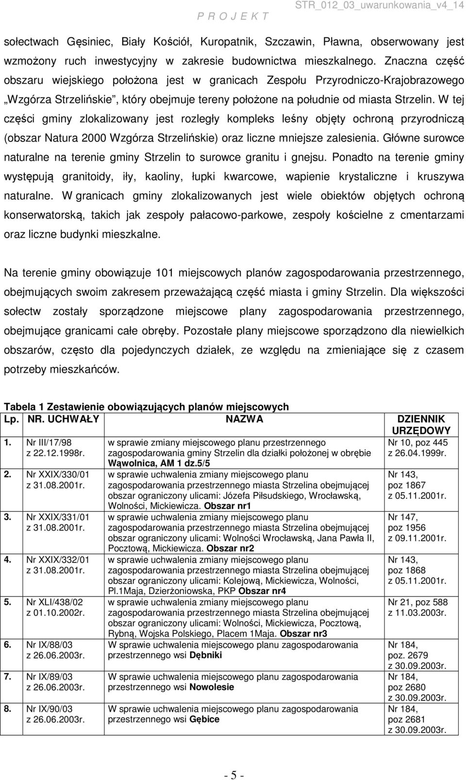 W tej części gminy zlokalizowany jest rozległy kompleks leśny objęty ochroną przyrodniczą (obszar Natura 2000 Wzgórza Strzelińskie) oraz liczne mniejsze zalesienia.