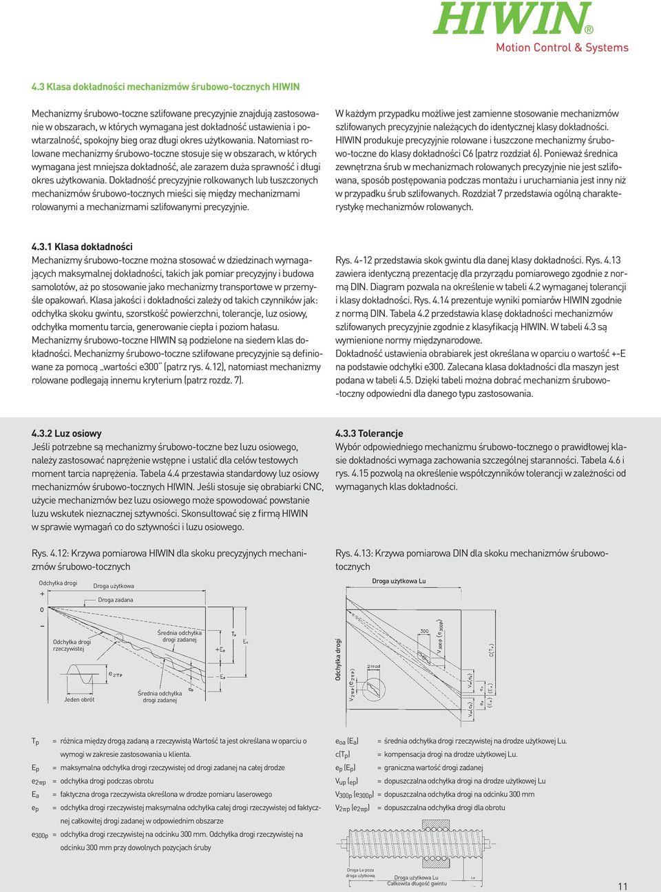 Natomiast rolowane mechanizmy śrubowo-toczne stosuje się w obszarach, w których wymagana jest mniejsza dokładność, ale zarazem duża sprawność i długi okres użytkowania.