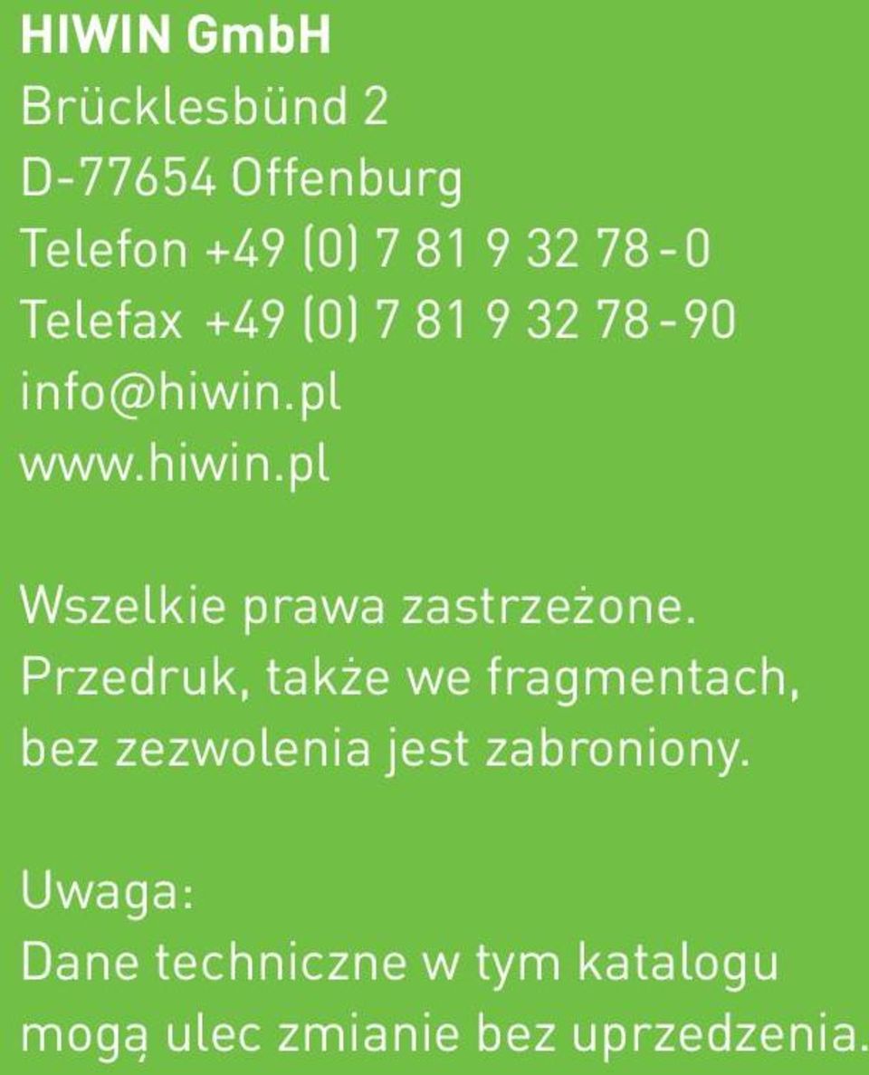 Przedruk, także we fragmentach, bez zezwolenia jest zabroniony.