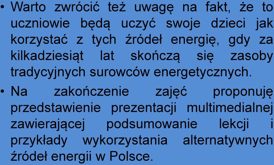 energetycznych.