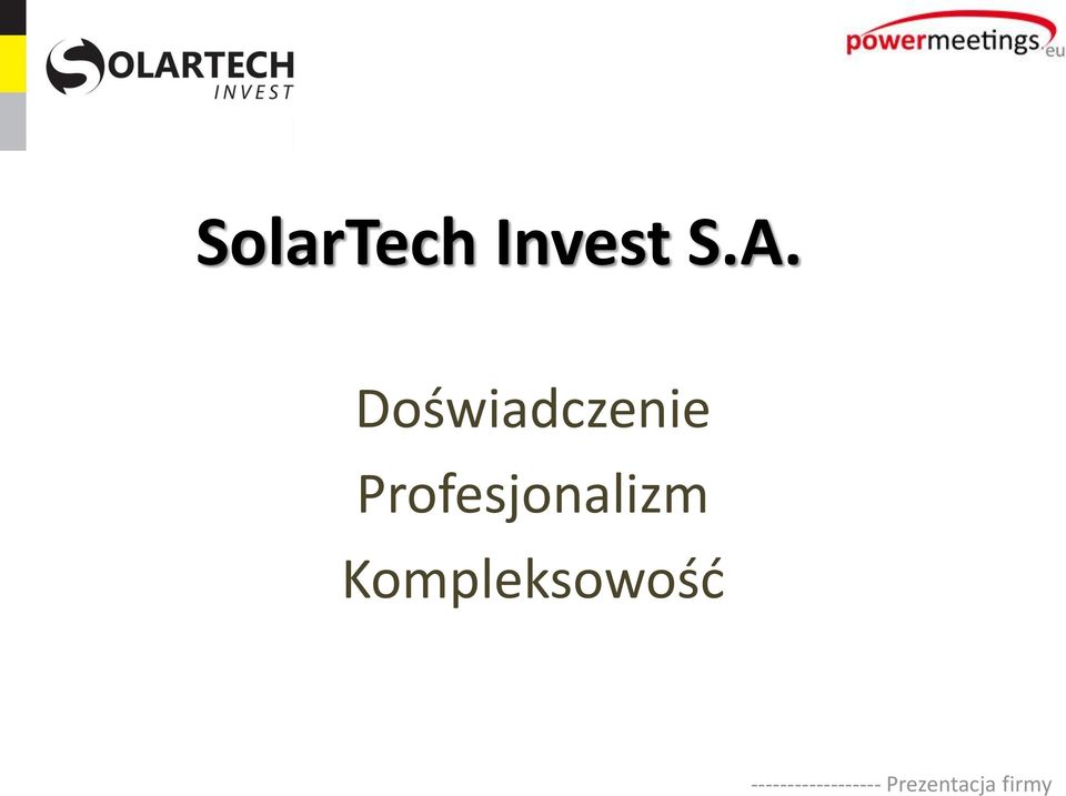 SolarTech Invest S.A.